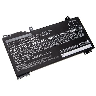 VHBW Batterie remplace HP L32656-005 L32656-002 L32407-AC1 RE03XL 3800mAh