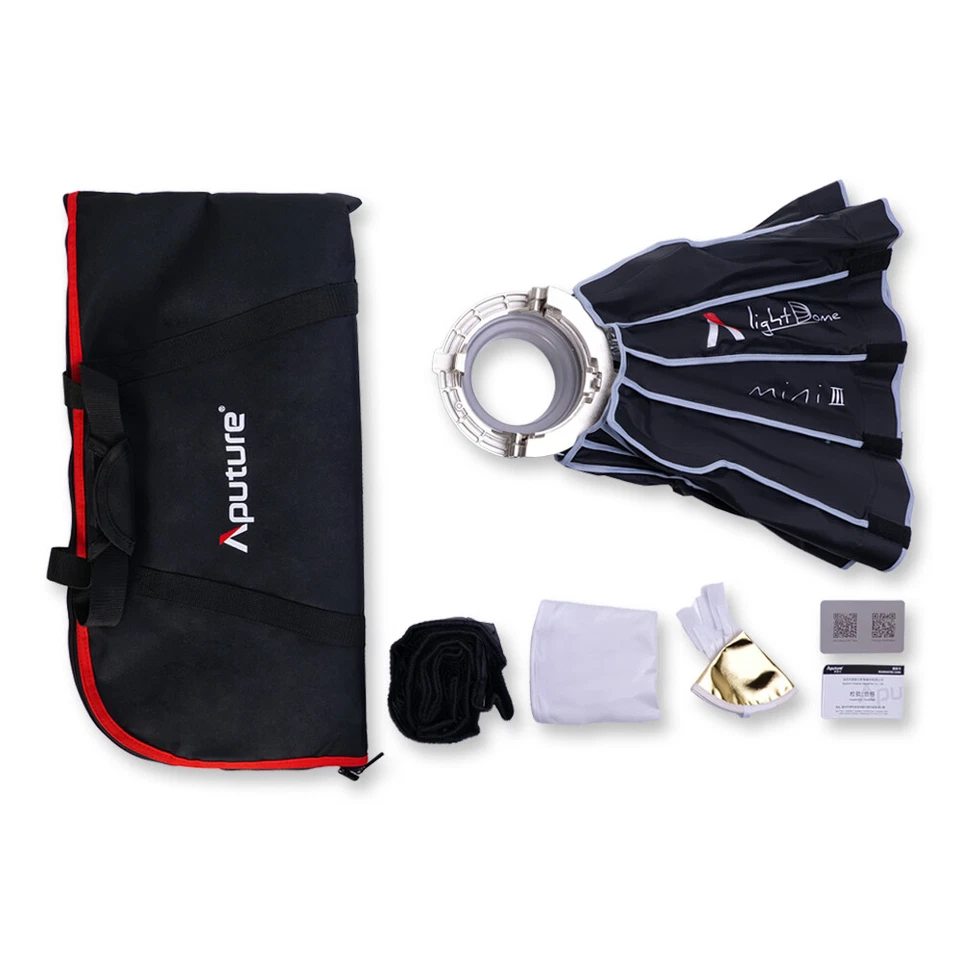 Aputure Light Dome Mini III Softbox w/Honeycomb Grid for Amaran 300C 150C 200xS - Image 2 of 4