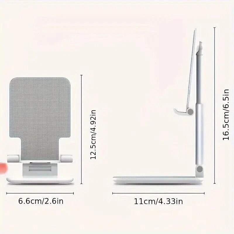 Soporte ajustable para teléfono celular tableta plegable soporte universal iPad iPhone Foto 3 de 4