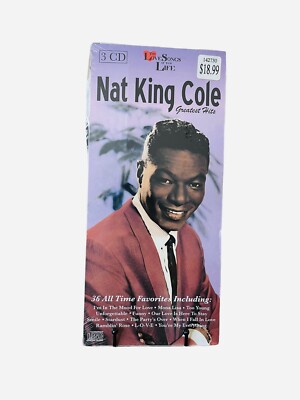 Nat King Cole Sealed Greatest Hits CD Box VTG 1995 Love Songs Timeless Media New
