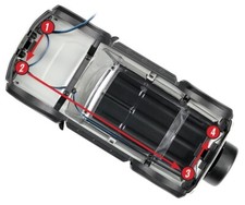 Set Tiranti In Lega Di Alluminio Per Traxxas XO-1 1/7 - Aggiornamento Spessori