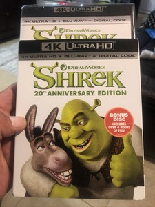 Shrek 4k Uhd Blu Ray W Slipcover No Digital Code Ebay