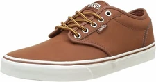 size 12- Vans Men's Atwood Vn-0tuy187 Sneakers - Color: Leather Brown