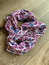 Itzy Ritzy INFINITY Scarf Nursing Breastfeeding Car seat Cover White Purple Blue