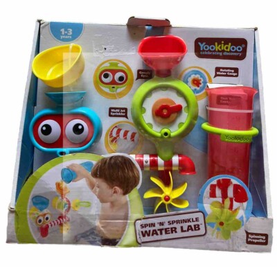 Yookidoo Baby Bath Toy Spin  N  Sprinkle Water Gears 1+ NEW