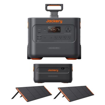 Jackery - Explorer 2000 Plus Power Station /w Battery Pack & 2x SolarSaga 200