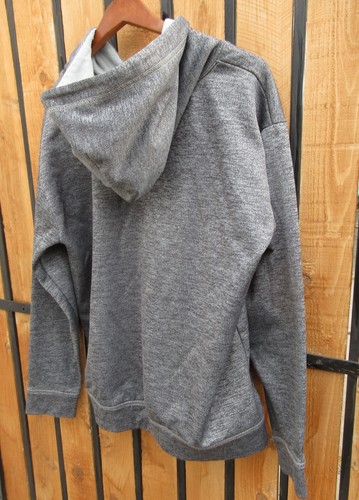 Men's L Gray DORNEY PARK Hoodie Sweatshirt Cedar Fair Pockets Full Zip Est 1884 - Picture 9 of 14