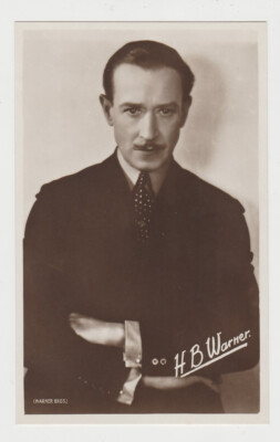 H. B. Warner vintage 1930 Sarony Cinema Stars Postcard RPPC Series 2 #66