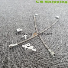 TD04 TD03L Turbo Oil Feed Line Kit for BMW N54 16T 17T 19T 135i 335i 535i Z4 X6 