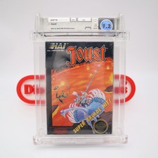 NES Nintendo JOUST - ROUND SOQ! WATA GRADED 9.2 A NEW & Factory Sealed + H-Seam!