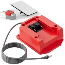 Battery Adapter Compatible with Starlink Mini For Milwaukee Battery, Red