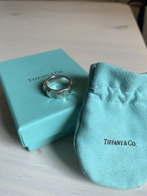 【*ー様 ティファニー　リング　7号 グルーヴ　グルーブ パロマピカソ Tiffany & Co. Wide Groove Ring Sterling Silver Band by Paloma