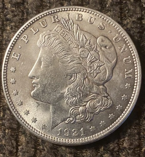 1921 Morgan Silver Dollar Gem Brilliant Uncirculated Condition 90% Silver