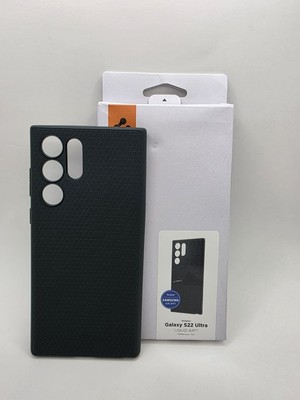 Spigen Samsung Galaxy S22 Ultra Hülle Liquid Air Stoßfest Abyssgrün ACS04518