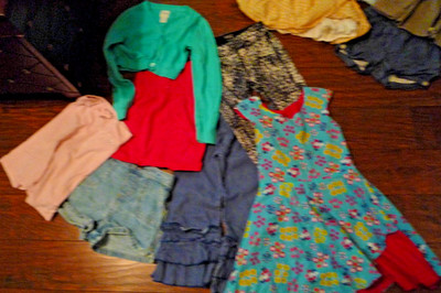 Lot of 7 girls size 5 clothes, Baby Gap, Carters, preowned