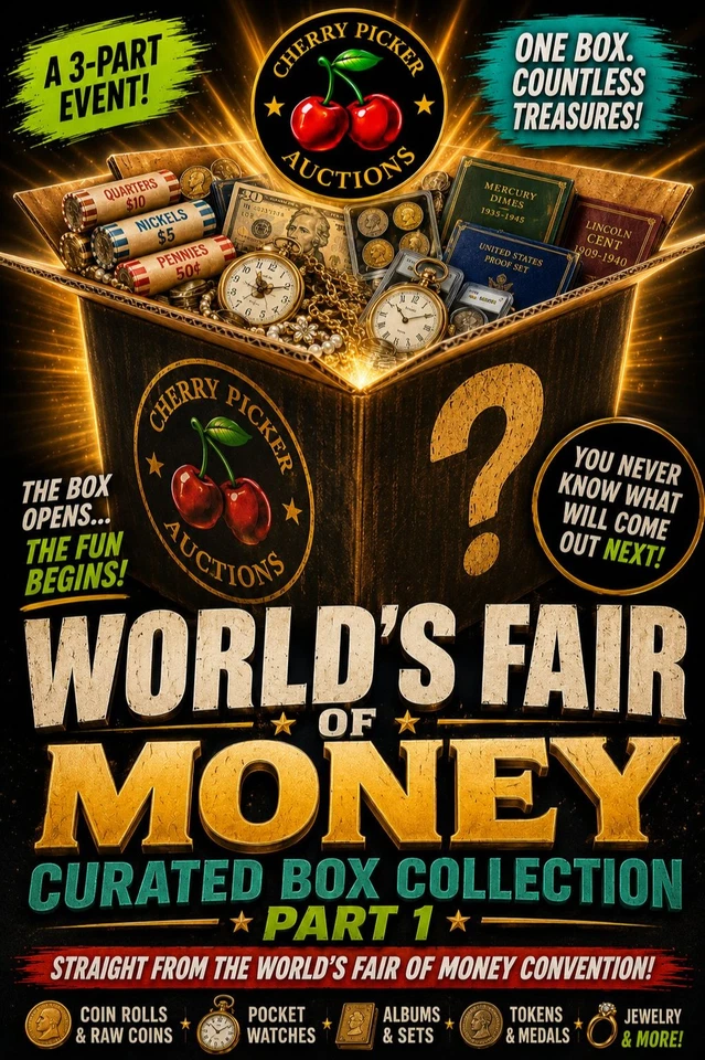Cherry Picker Auctions -World's Fair Of Money Curated Box - Part 1