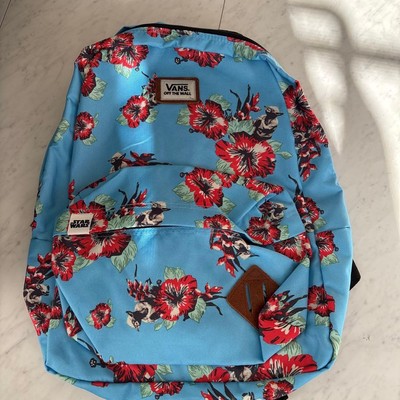 Vans Star Wars Yoda Floral Backpack 42cm New with Tags 