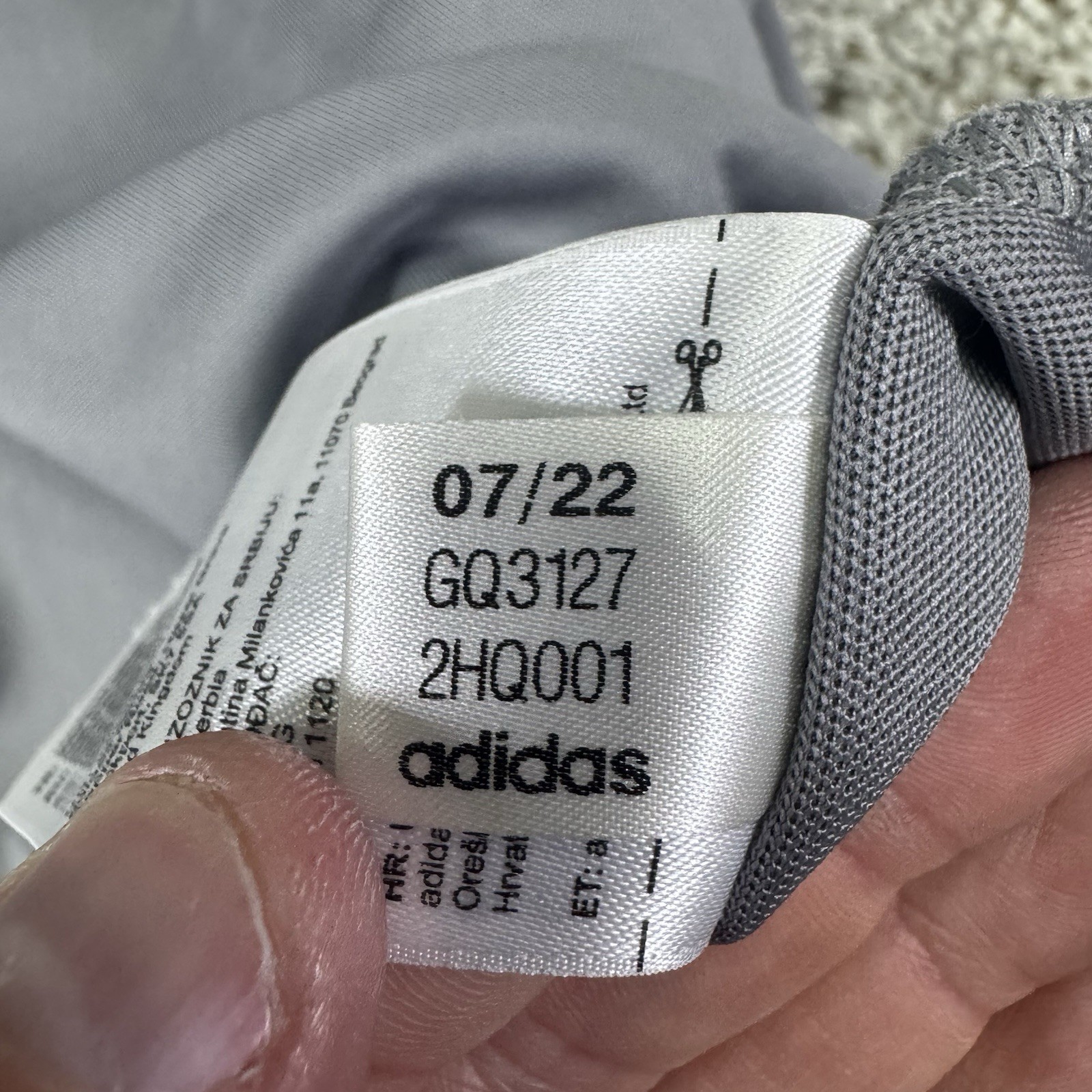 Oakmont Country Club Polo Shirt Men's Medium Gray Adidas Primegreen Golf Stretch thumbnail 11