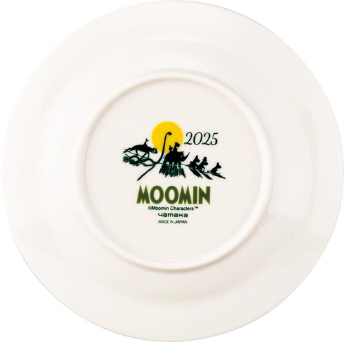 MOOMIN 2025 Years Plate Dish Approx. 20cm Diameter Microwave Safe Moomin Goods S - Photo 2 sur 3