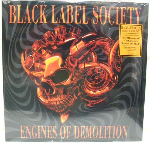 New Black Label Society "Engines Of Demolition" 2-LP 180gm Orange Vinyl Record prezzo ebay
