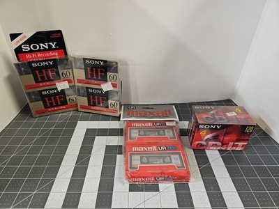 Lot Of Sony High Fidelity HF 60 Min CD-IT 120 Min Maxwell UR 90 Blank Cassettes 