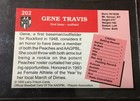 Gene Travis AAGPBL Autographed FRITSCH Card - ROCKFORD PEACHES - COA Included — photo 2
