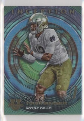 2022-23 Bowman Inception University Aqua Foil V2 136/199 Tyler Buchner #87 pe8