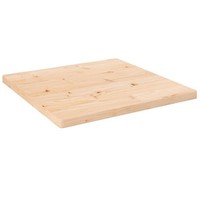 Tischplatte 60X60X2,5 Cm Massivholz Kiefer Quadratisch