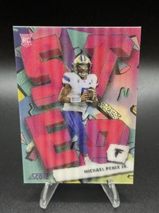 2024 Panini Score Michael Penix Jr. Step Ahead RC Rookie #SA-MPJ Falcons SSP