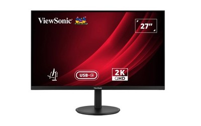 ViewSonic 27' VG 2K 2560 X 1440 SuperClear IPS USB-C 65w Hub DP Height