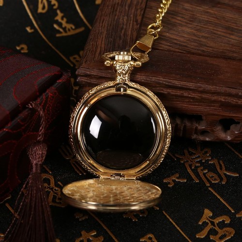 Espejo Obsidiana Scrying Bruja Negro para 2"L x 1.5"W, Dorado - Imagen 2 de 7