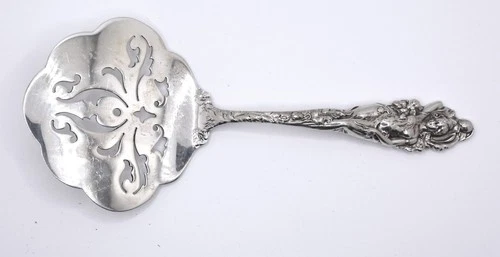 New ListingReed & Barton Love Disarmed 1899 Sterling Bonbon Server Figural Cupid 8"