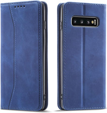 Cover per Samsung Galaxy S10, Custodia Flip Pelle Portafoglio Magnetica Libro [S
