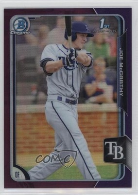 2015 Bowman Draft Chrome Purple Refractor 41/250 Joe McCarthy #12 05up