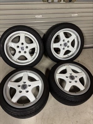RUF Speedline Porsche 964 17  Wheels 215/45R17 255/40R17 JDM OEM Set no tires