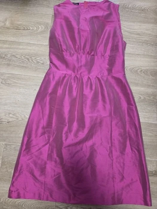 Women Kiton Dress Pink Silk 36 - Bild 1 von 4