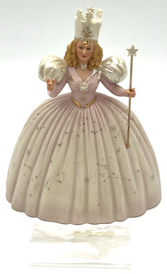 LENOX GLINDA THE GOOD WITCH WIZARD OF OZ CHIPPED, NEEDS REPAIR 9.5'' TALL