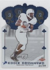 2002 Pacific Crown Royale Blue 23/99 Eddie Drummond #170 0a1