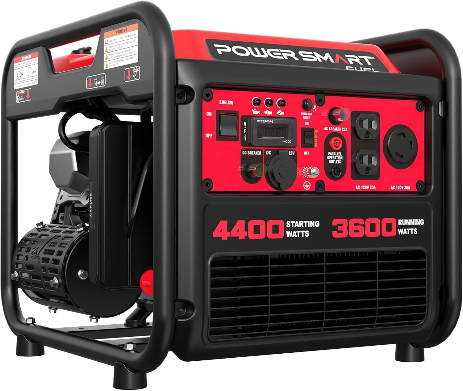 PowerSmart DL5040 4400-Watt Portable Generator with Inverter Technology 30A for 53490₽