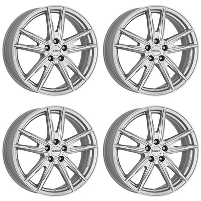 4 Dezent KF silver wheels 7.0Jx18 5x112 for Mercedes Benz A B C CLA 18 Inch rims
