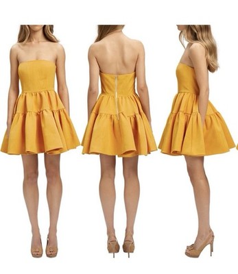 NWT Bardot Large (US 8) Charlotte Strapless Mini Dress 