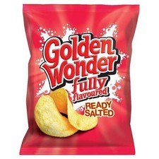 Golden Wonder Ready Salted Crisps 32.5g 32 Pack