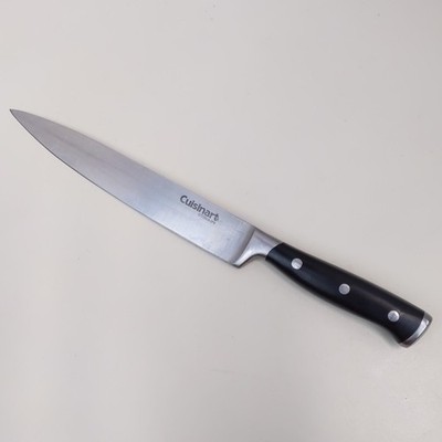 Cuisinart C77TRCS-2PB Utility Knife 8'' Stainless Steel Black Triple Rivet Handle
