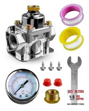 Adjustable Fuel Pressure Regulator Carburetor with Gauge Fit for Holley and