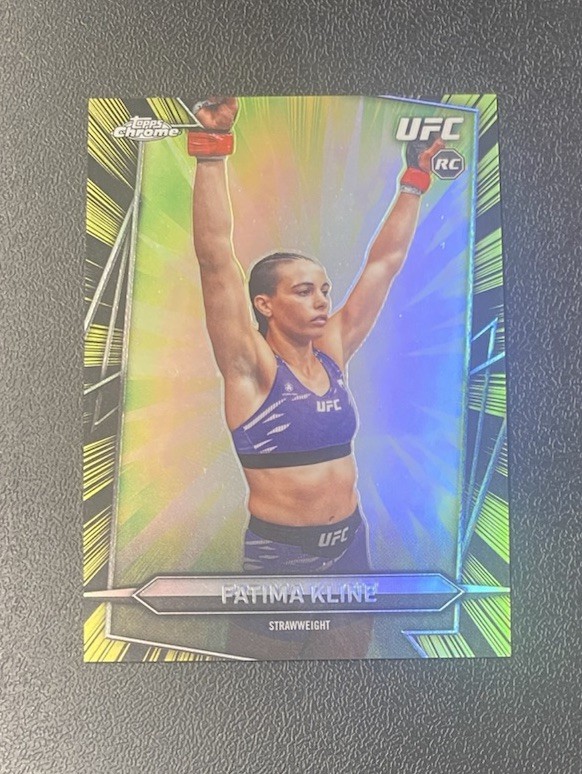 2026 TOPPS CHROME Fatima Kline ( STRAWWEIGHT ) RADIATING ROOKIES INSERT CARD
