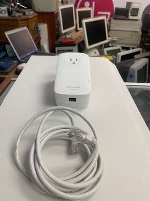   TP-LINK Model TL-PA8010P AV1200 Gigabit Passthrough Powerline Adapter , Cable 