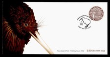 DR WHO 2002 NEW ZEALAND FDC KIWI BIRD CACHET $1.50 M71060