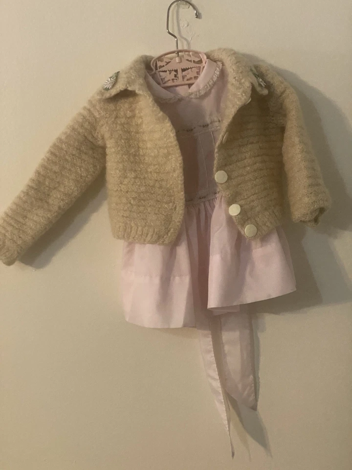 Lot of 5 Adorable Vintage Girls Baby & Toddler Clothes Various Sizes & Styles - Image 2 of 4