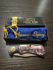 Collectible American Legacy Civil War Pocket Knife Fort Sumter April 12-13 1861 