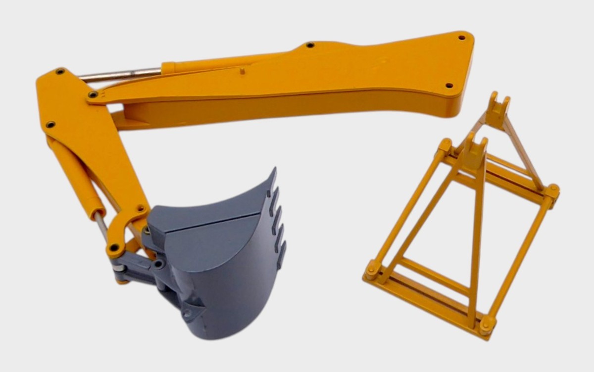 Conrad 1:50 Liebherr R 954 BV Excavator Model + 2 Extra Set Pieces